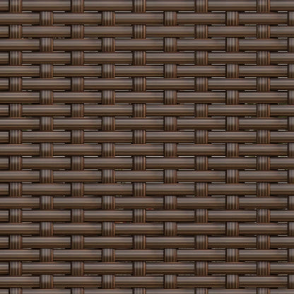 Garten-Lounge-Set Braun Poly Rattan