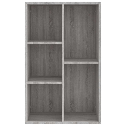 Bücherregal/Sideboard Grau Sonoma 50x25x80 cm Holzwerkstoff