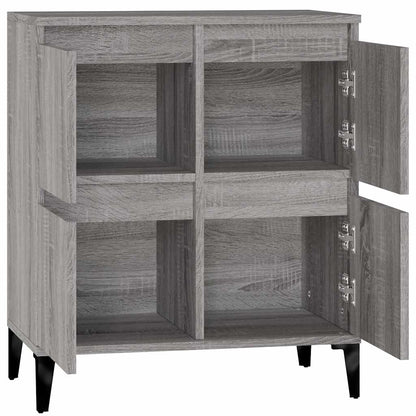 Sideboard Grau Sonoma 60x35x70 cm Holzwerkstoff
