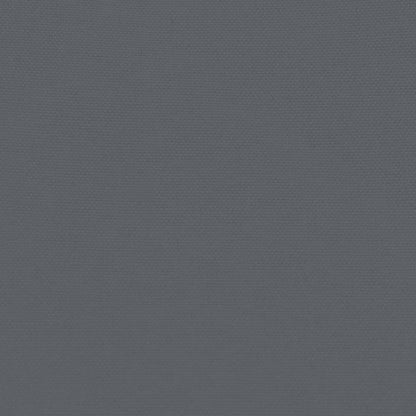 Gartenhocker mit Kissen Schwarz und Grau Poly Rattan