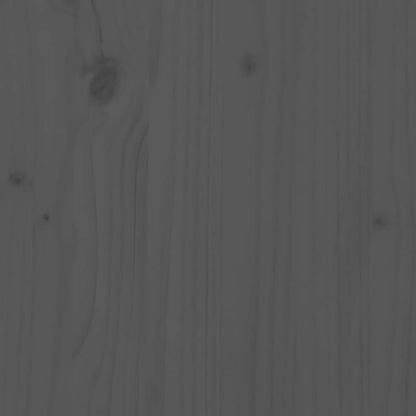 Garten-Ecksofa Grau Massivholz Kiefer