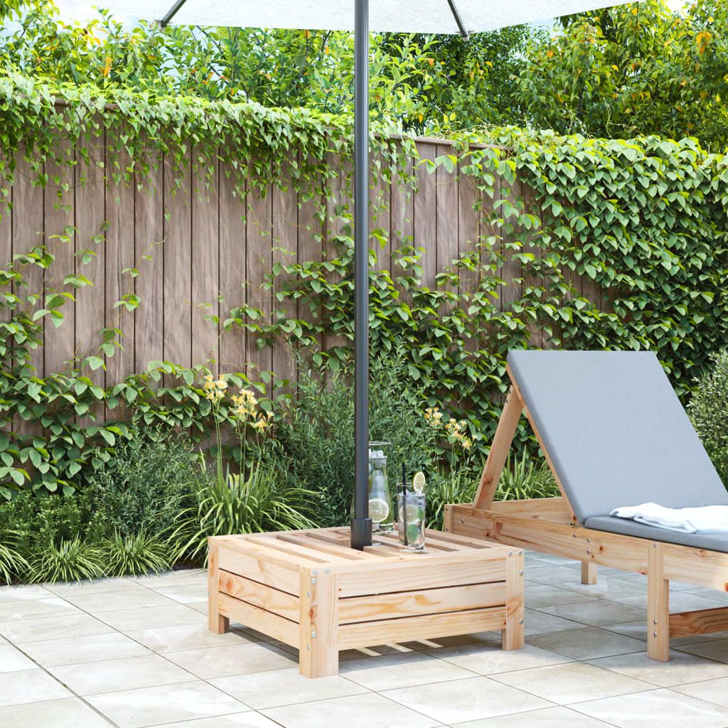 Verkleidung für Sonnenschirmständer Massivholz Kiefer