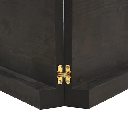 Tischplatte Dunkelbraun 200x50x(2-6)cm Massivholz Eiche