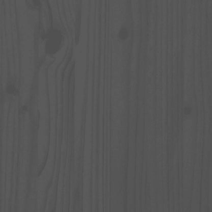 8-tlg. Garten-Lounge-Set mit Kissen Grau Massivholz