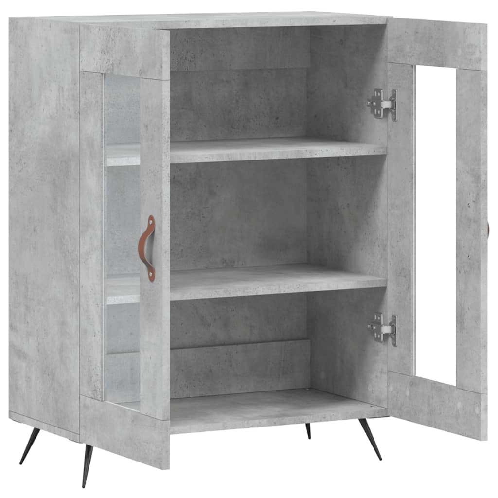 Sideboard Betongrau 69,5x34x90 cm Holzwerkstoff