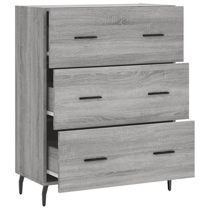 Sideboard Grau Sonoma 69,5x34x90 cm Holzwerkstoff