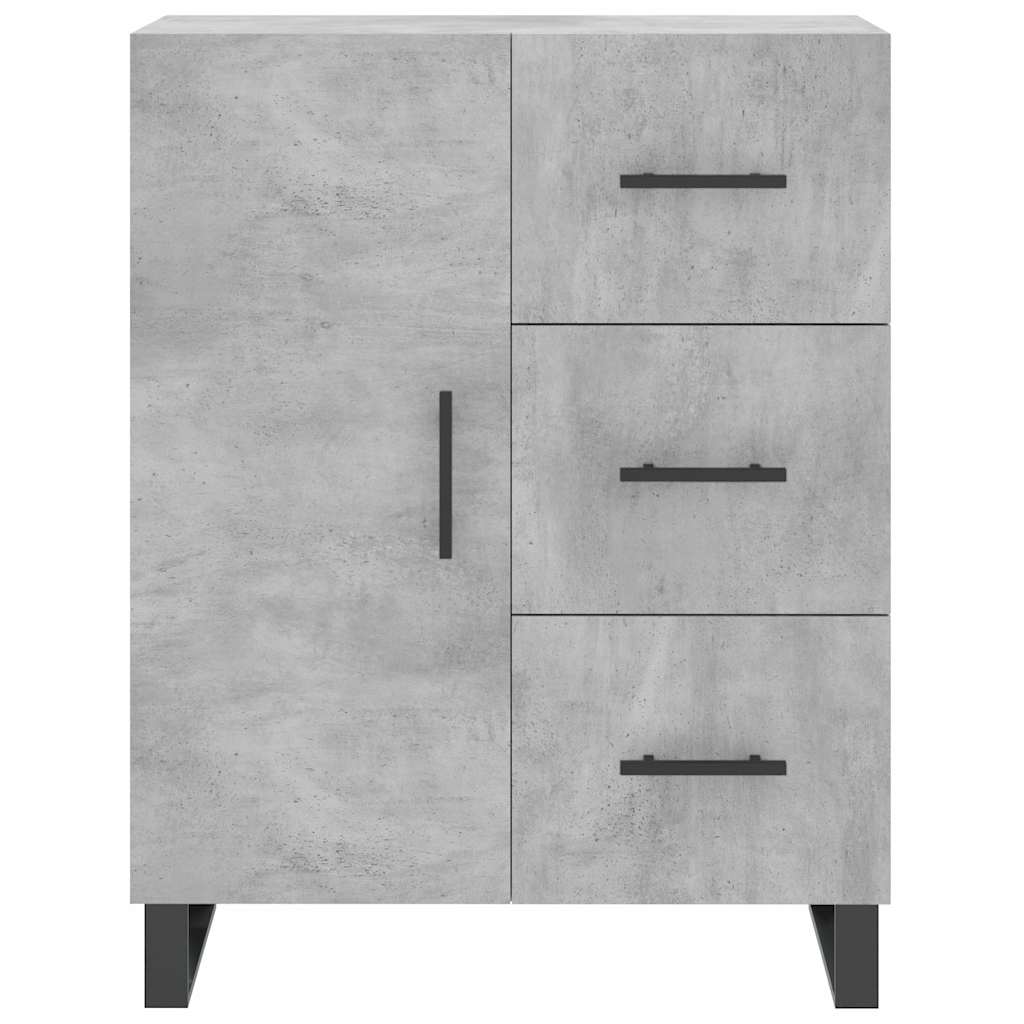 Sideboard Betongrau 69,5x34x90 cm Holzwerkstoff