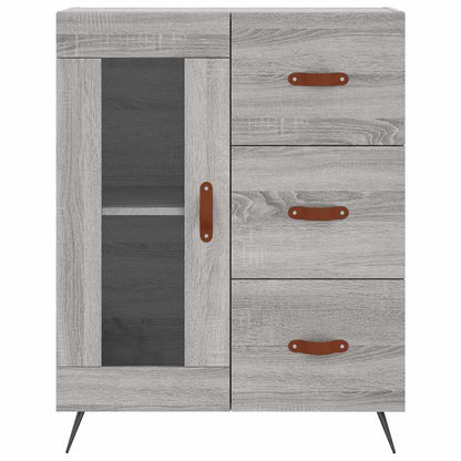 Sideboard Grau Sonoma 69,5x34x90 cm Holzwerkstoff