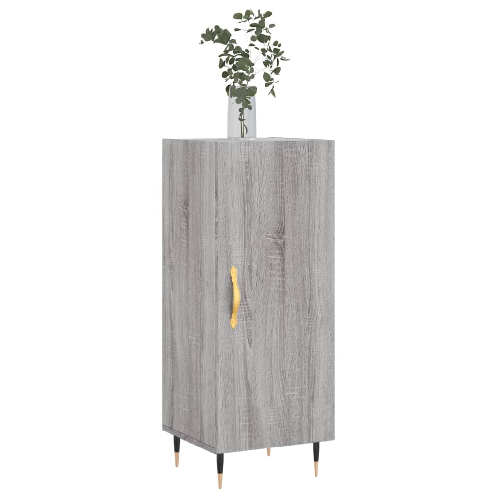 Sideboard Grau Sonoma 34,5x34x90 cm Holzwerkstoff