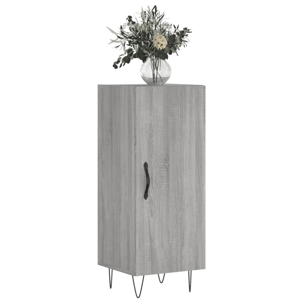 Sideboard Grau Sonoma 34,5x34x90 cm Holzwerkstoff