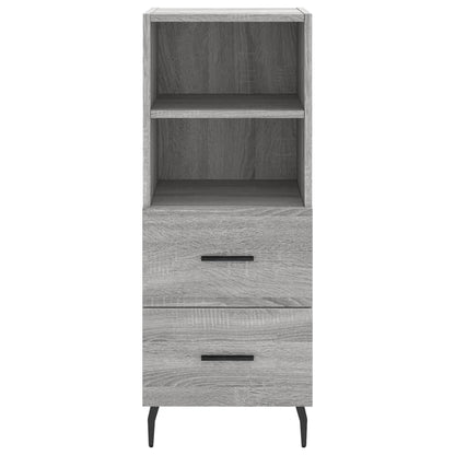 Sideboard Grau Sonoma 34,5x34x90 cm Holzwerkstoff
