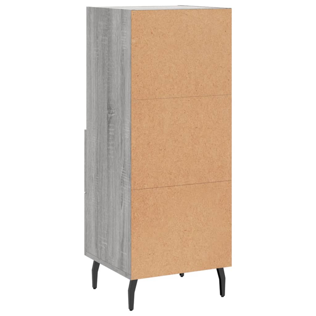 Sideboard Grau Sonoma 34,5x34x90 cm Holzwerkstoff