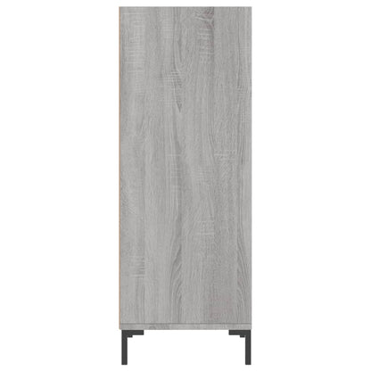 Sideboard Grau Sonoma 34,5x32,5x90 cm Holzwerkstoff