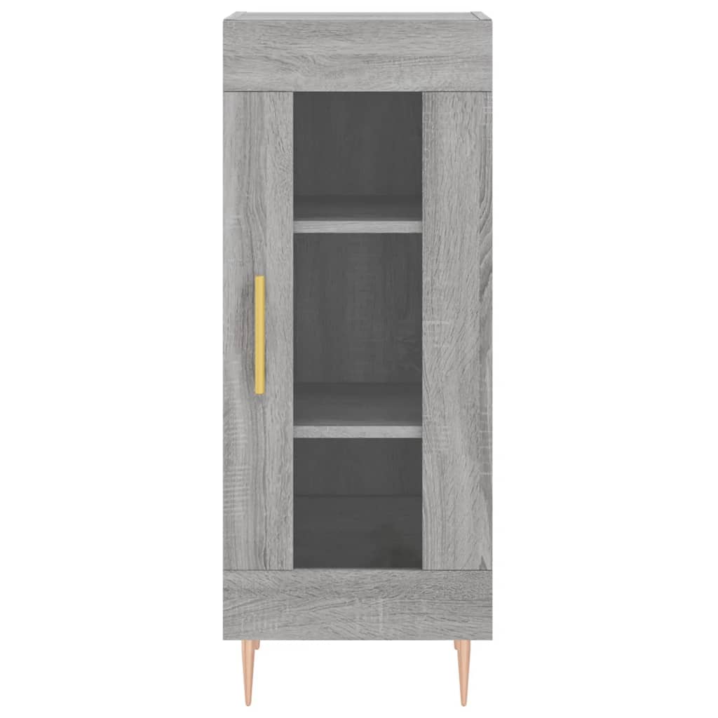Sideboard Grau Sonoma 34,5x34x90 cm Holzwerkstoff