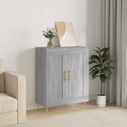 Sideboard Grau Sonoma 69,5x34x90 cm Holzwerkstoff