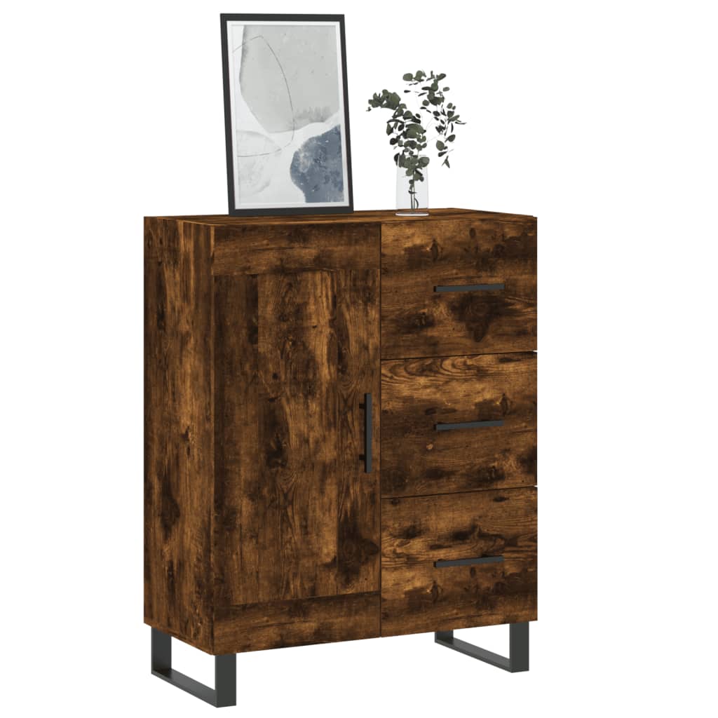 Sideboard Räuchereiche 69,5x34x90 cm Holzwerkstoff