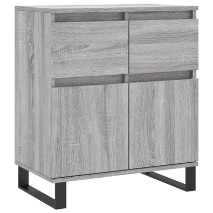 Sideboard Grau Sonoma 60x35x70 cm Holzwerkstoff