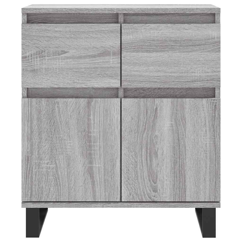 Sideboard Grau Sonoma 60x35x70 cm Holzwerkstoff