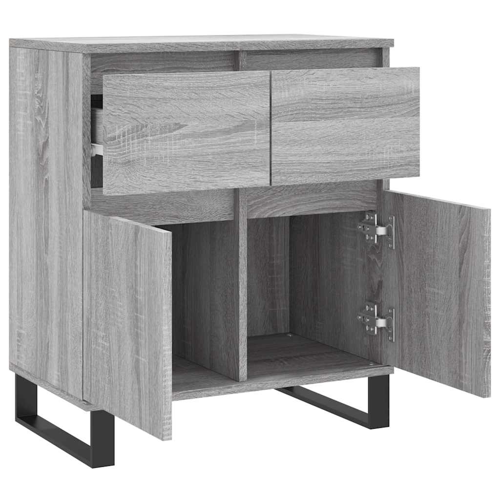 Sideboard Grau Sonoma 60x35x70 cm Holzwerkstoff