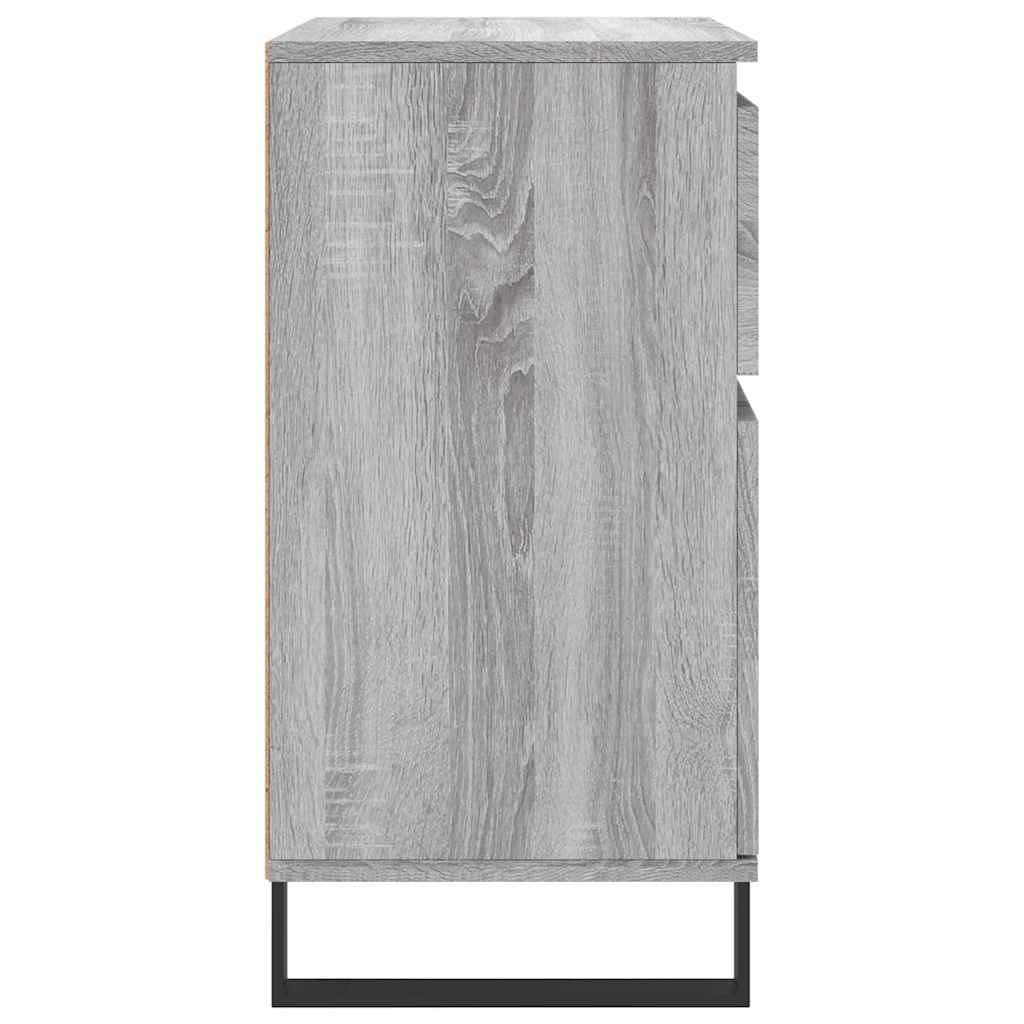 Sideboard Grau Sonoma 60x35x70 cm Holzwerkstoff