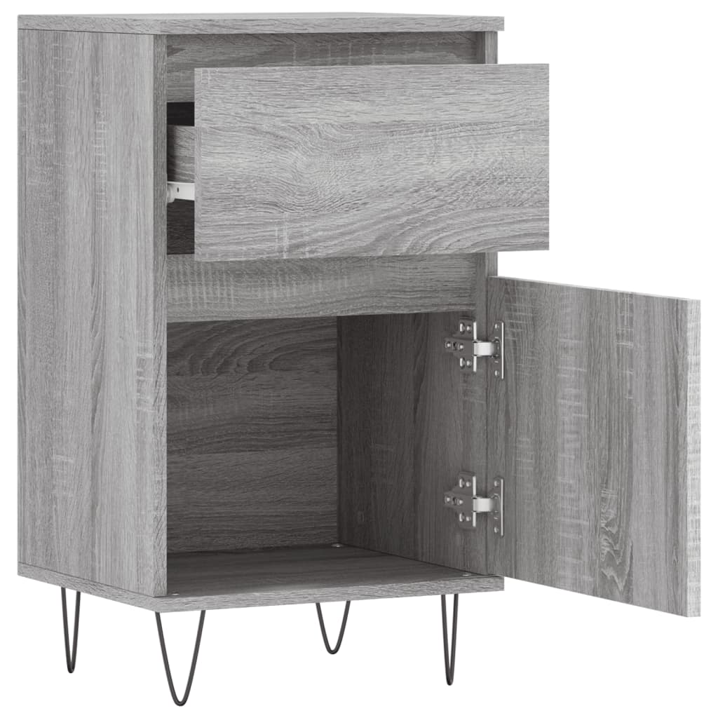 Sideboard Grau Sonoma 40x35x70 cm Holzwerkstoff