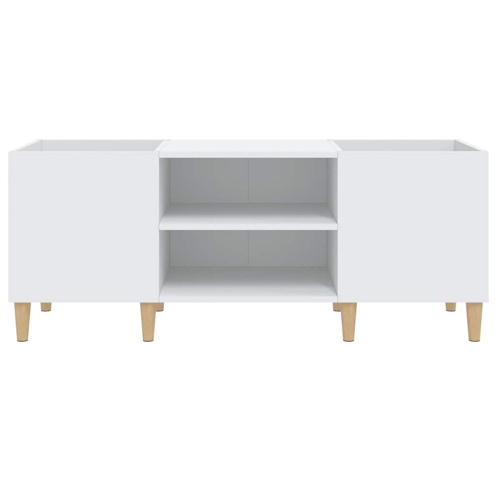 Plattenschrank Weiß 121 x 38 x 48 cm Holzwerkstoff