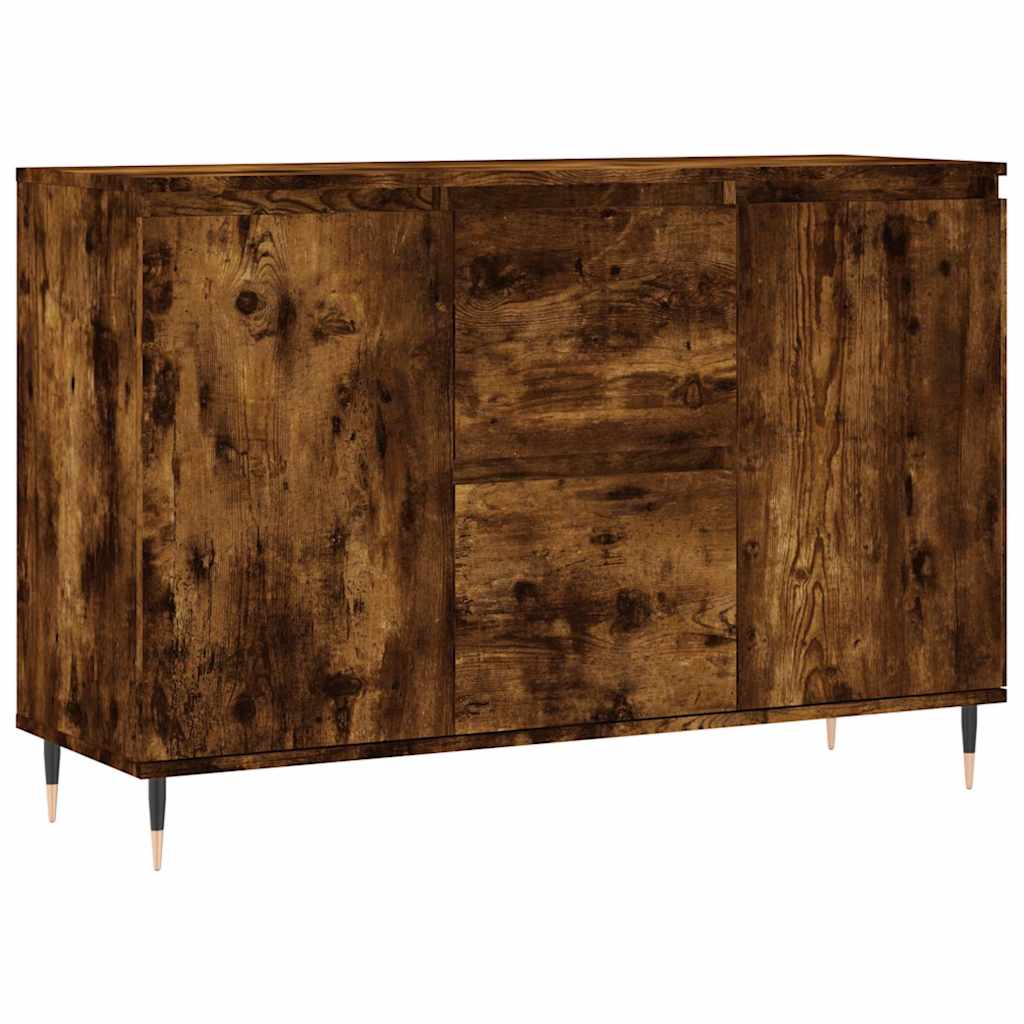 Sideboard Räuchereiche 101,5x35x70 cm Holzwerkstoff