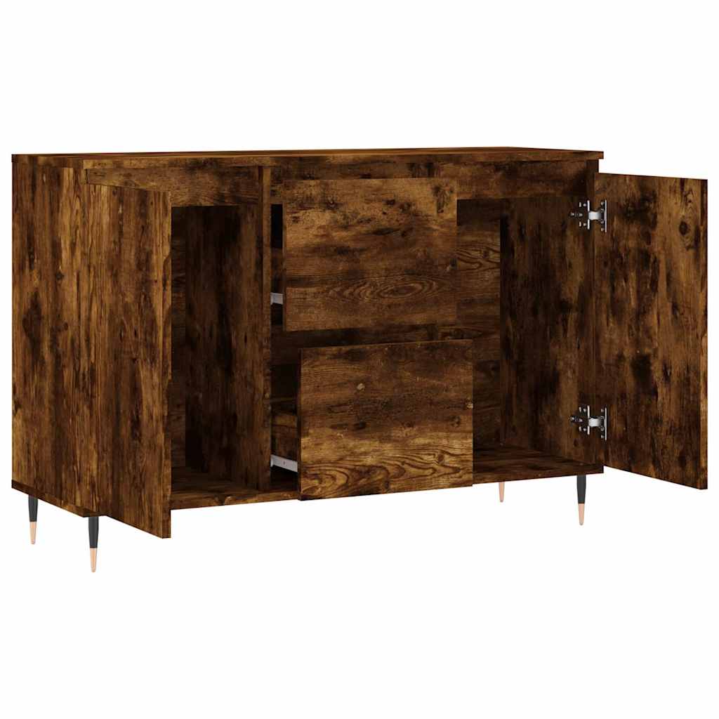 Sideboard Räuchereiche 101,5x35x70 cm Holzwerkstoff