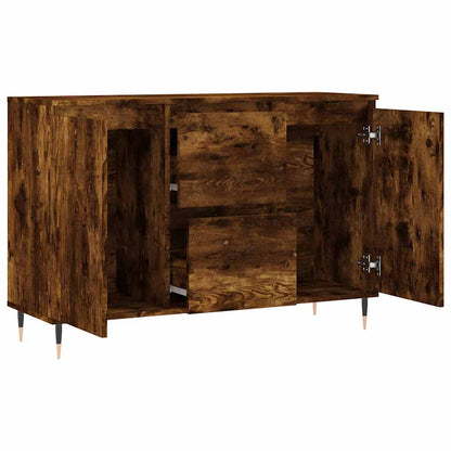 Sideboard Räuchereiche 101,5x35x70 cm Holzwerkstoff