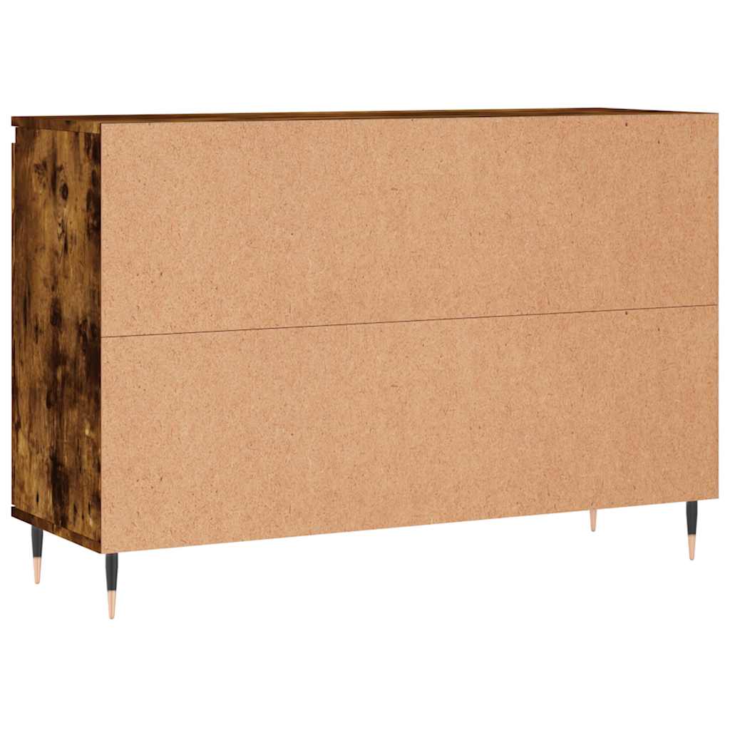 Sideboard Räuchereiche 101,5x35x70 cm Holzwerkstoff
