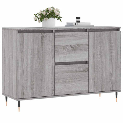 Sideboard Grau Sonoma 101,5x35x70 cm Holzwerkstoff