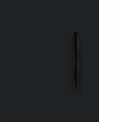 Nachttische 2 Stk. Schwarz 40x40x50 cm Holzwerkstoff