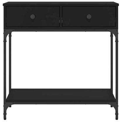 Konsolentisch Schwarz 75x34,5x75 cm Holzwerkstoff
