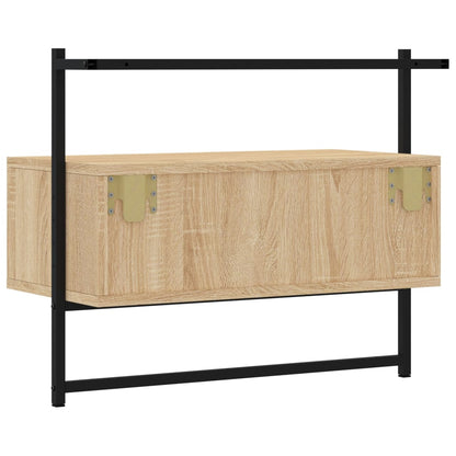 TV-Wandschrank Sonoma-Eiche 60,5x30x51 cm Holzwerkstoff