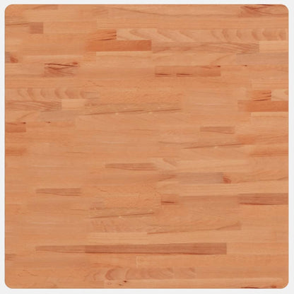Tischplatte 70x70x2,5 cm Quadratisch Massivholz Buche