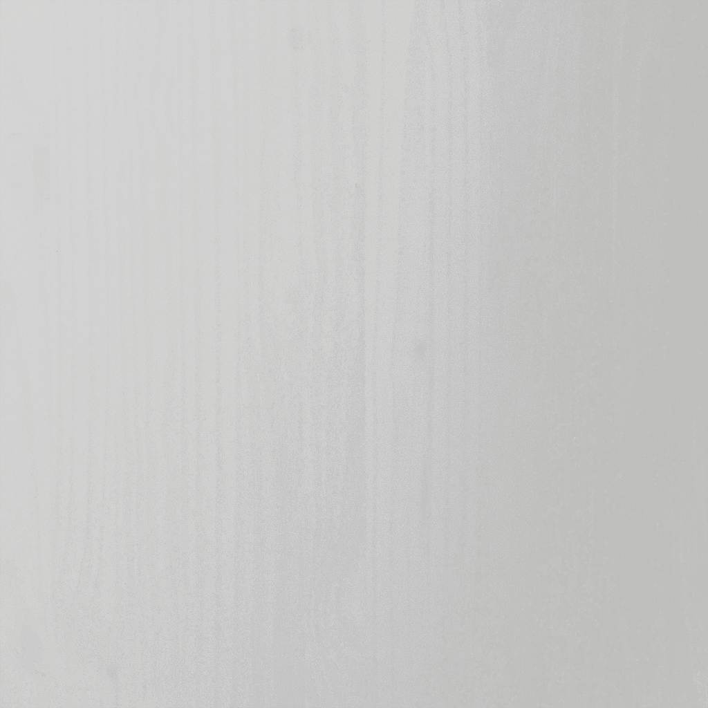 Rollschrank mit Schubladen MOSS Weiß Massivholz Kiefer