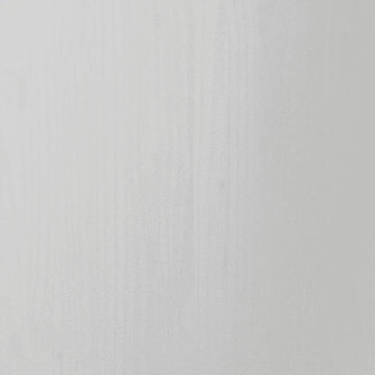 Rollschrank mit Schubladen MOSS Weiß Massivholz Kiefer