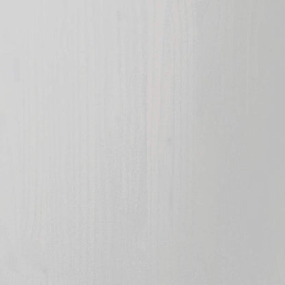 Rollschrank mit Schreibtisch MOSS Weiß Massivholz Kiefer