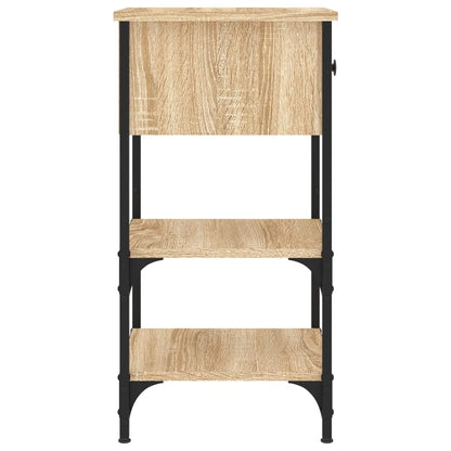 Nachttische 2 Stk. Sonoma-Eiche 34x36x70 cm Holzwerkstoff