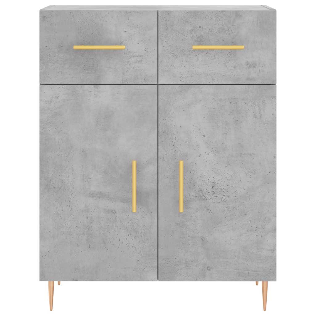 Sideboard Betongrau 69,5x34x90 cm Holzwerkstoff