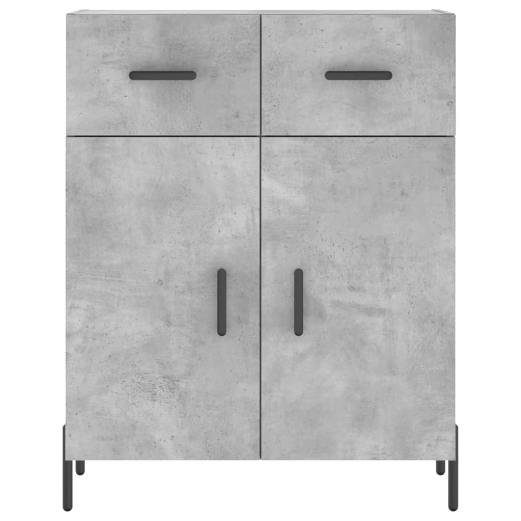 Sideboard Betongrau 69,5x34x90 cm Holzwerkstoff