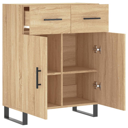 Sideboard Sonoma-Eiche 69,5x34x90 cm Holzwerkstoff