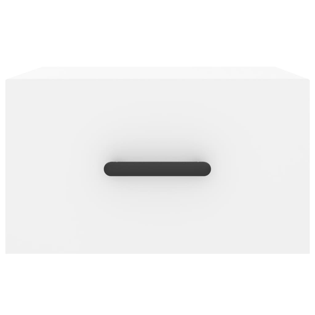 Wand-Nachttisch Weiß 35x35x20 cm