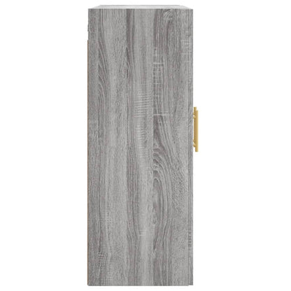 Wandschrank Grau Sonoma 69,5x34x90 cm Holzwerkstoff