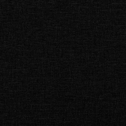 Tagesbett Schwarz 90x190 cm Stoff