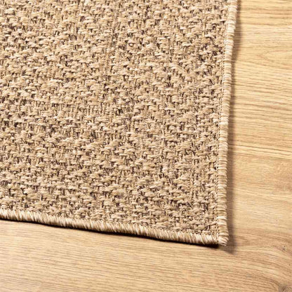 Teppich 160x230 cm Jute-Optik Innen und Außen