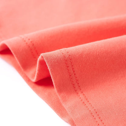 Kinder-T-Shirt Korallenrosa 92