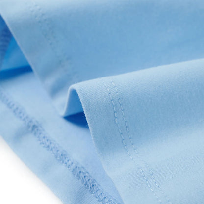 Kinder-T-Shirt mit Rüschenärmeln Hellblau 128