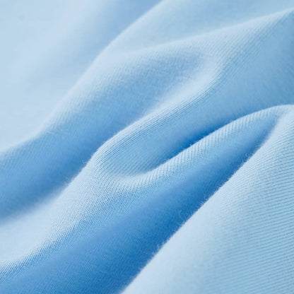 Kinder-T-Shirt mit Rüschenärmeln Hellblau 128