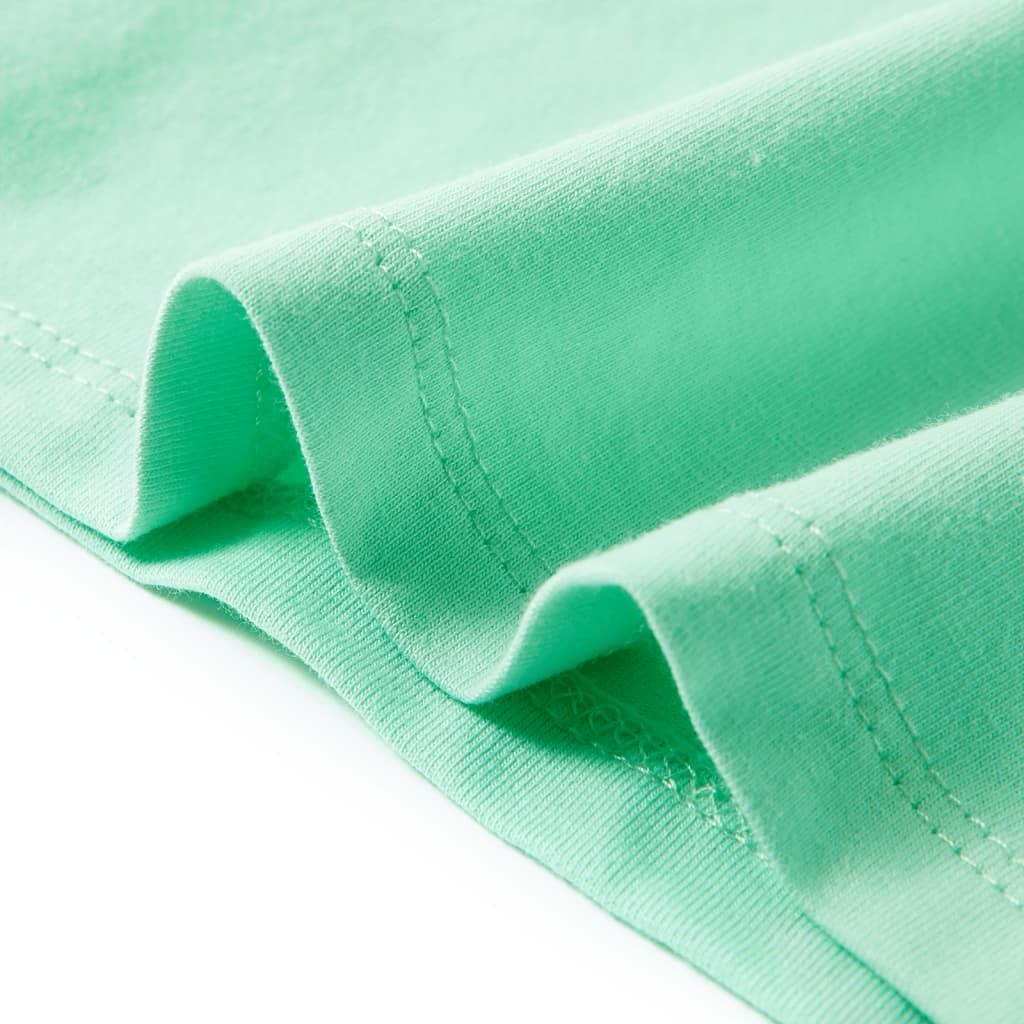 Kinder-T-Shirt Knallgrün 116